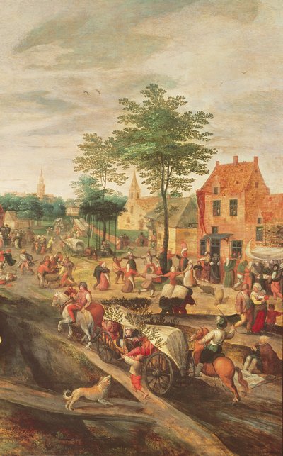 Kermesse Fiamminga (dettaglio) da Gillis Mostaert